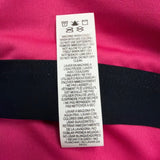 Nike Womens Pink Sports Bra Dri-Fit Medium Support With Black Trim Sz XL