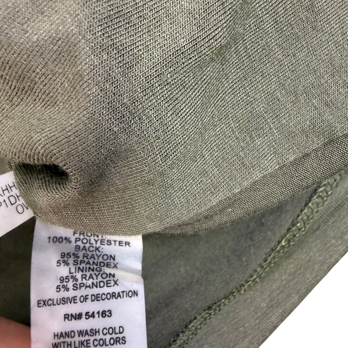 Calvin Klein Womens Olive Sequined Tank Top Petite Stylish Lightweight Sz M