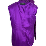 Dana Buchman Womens Purple Boucle Skirt Suit Set Size 10/12