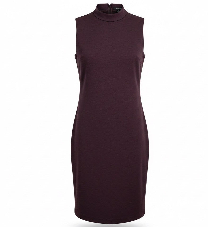 Ann Taylor Womens Purple Sleeveless Sheath Dress  Versatile Chic Size 12