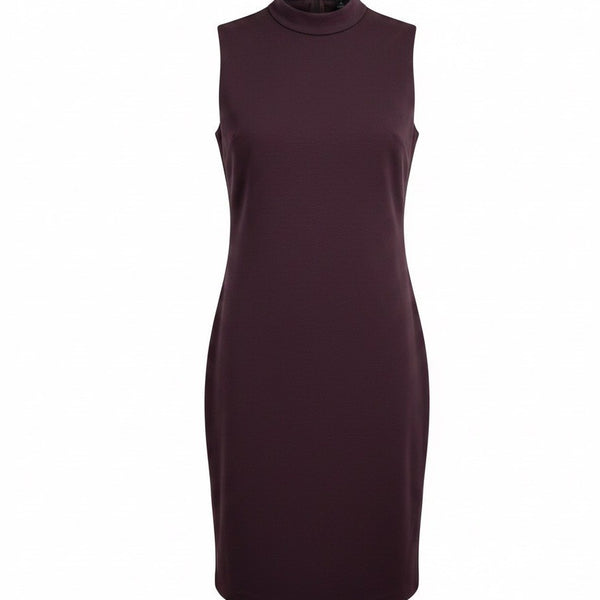 Ann Taylor Womens Purple Sleeveless Sheath Dress  Versatile Chic Size 12