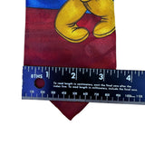 Disney Mickey Red & Blue Neck Tie Cartoon Theme Microfiber Fishing Motif
