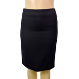 J.Crew Womens Black Wool Pencil Skirt Career Wear Timeless Style Size 2