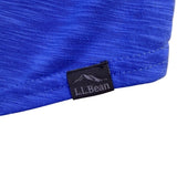 L.L.Bean Womens Blue 3/4 Sleeve Split Neck Top Size L Regular
