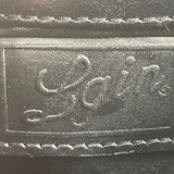 Lgin Women's Black Leather Crossbody Messenger Bag Sz M