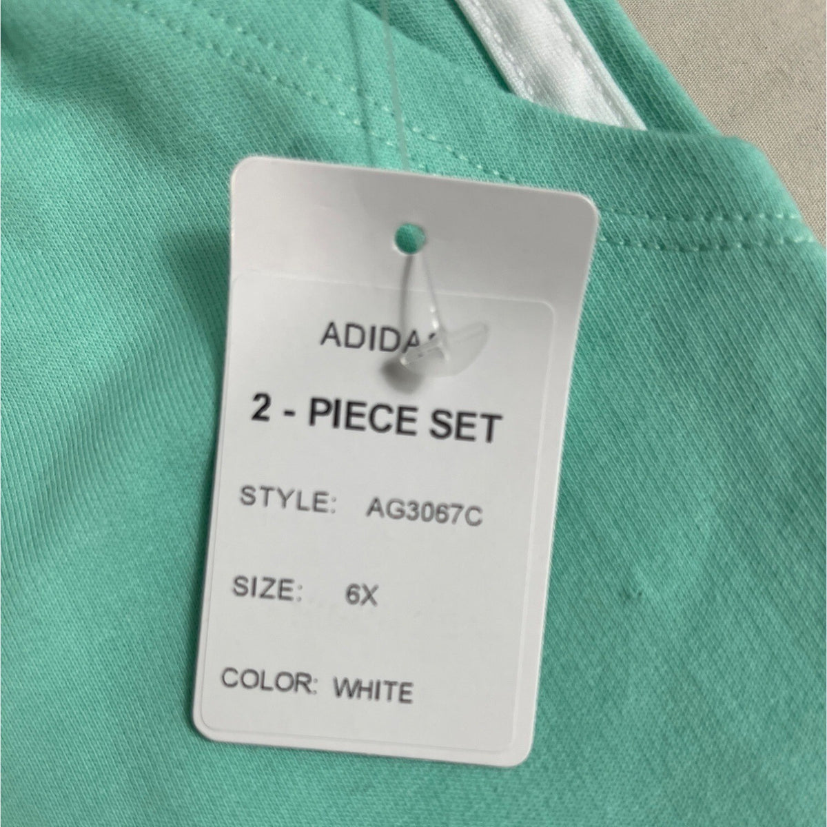 Adidas Youth Girl's Teal Shorts Sz 6x - NWT