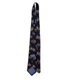 Robert Talbott Mens Navy Silk Neck Tie Woven Print Italy Handcrafted Nordstrom
