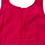 Lovu Kids Girls Pink Sleeveless Embroidered Dress Floral Accents Size 28