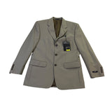 Alfani Mens Olive 100% Wool Performance Suit Two-Piece Garment Size 38S 32W