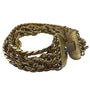 Monet Womens Gold Tone Multi-Chain Vintage Bracelet Retro Chunky 1960s
