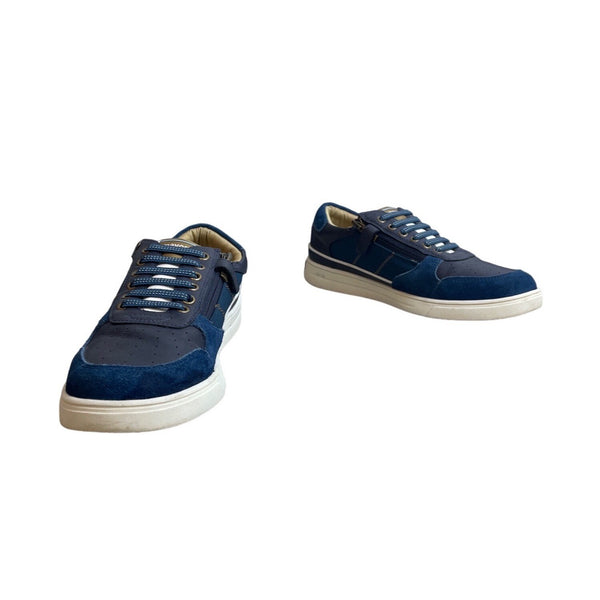 Mayoral Women's  Blue And Black Lace-Up Sneakers Sz 38
