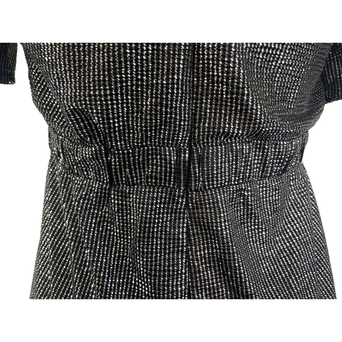 19 Cooper Women's Black and Silver Short Pants and Sleeve Jumpsuit Sz XS