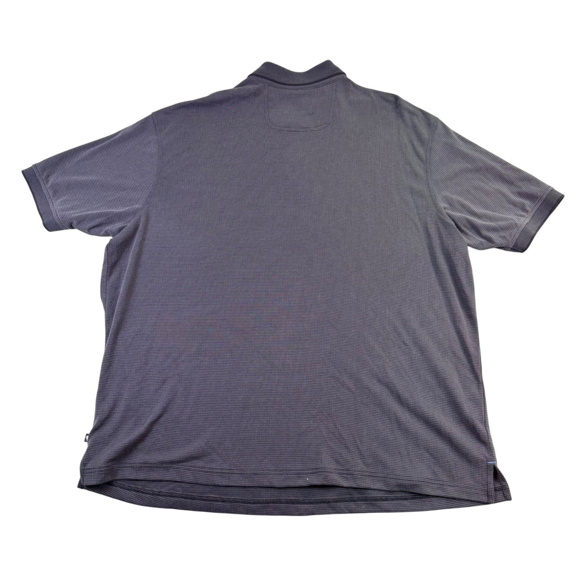 Tommy Bahama Mens Gray Modal Polo Shirt Textured Patterned Design Size XXL