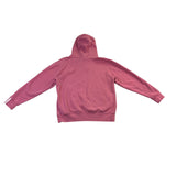 Adidas Mens Burgundy Pullover Hoodie Classic Design With Front Pocket Size S