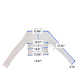 BP. Womens Heather Gray Ribbed Long Sleeve Mock Neck Cropped Top Size S
