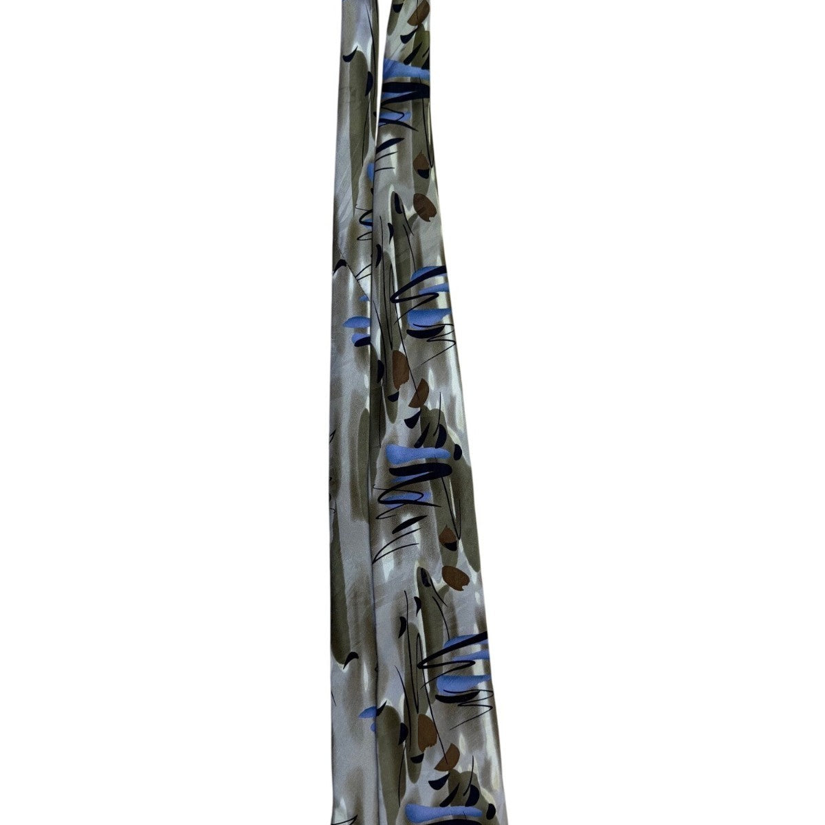 J. Garcia Men’s Tan & Blue Silk Tie Sea Anemone Limited Edition Collection 44