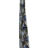 J. Garcia Men’s Tan & Blue Silk Tie Sea Anemone Limited Edition Collection 44