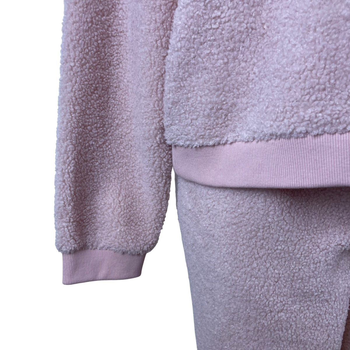Miss Selfridge Pink Cozy Lounge Jogger Sweatpants & Pullover Top Set Sz 12