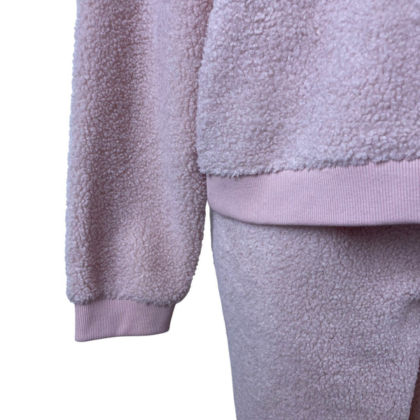 Miss Selfridge Pink Cozy Lounge Jogger Sweatpants & Pullover Top Set Sz 12