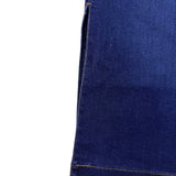 Just Black Denim Womens Dark Wash Side Slit Midi Skirt Modern Style Sz XL