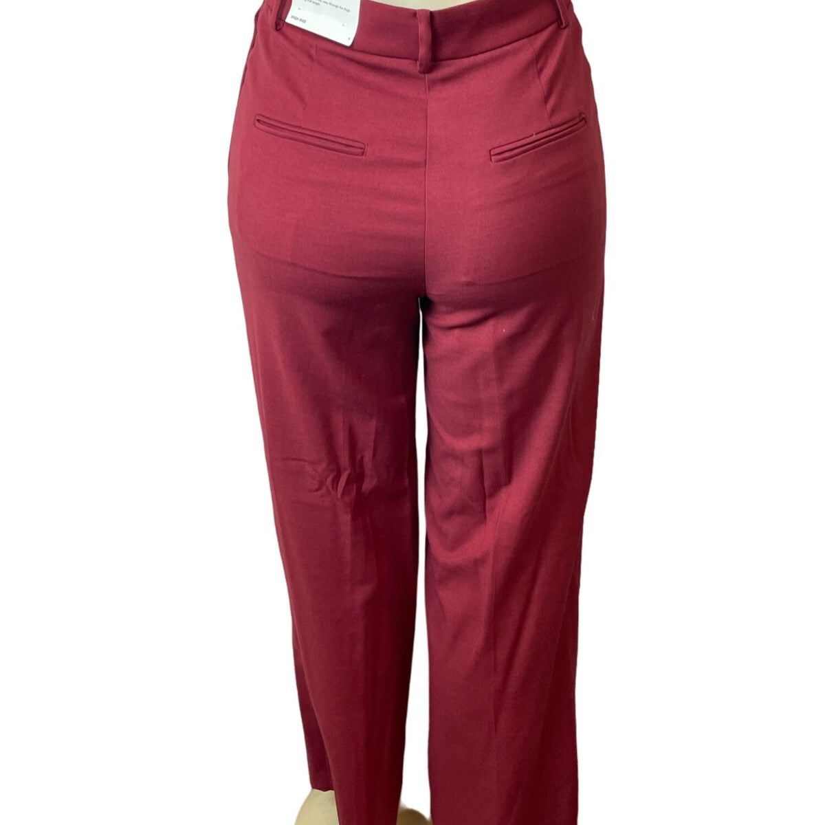 Ann Taylor Womens High Rise Wide Leg Red Pants Sz 0 - New