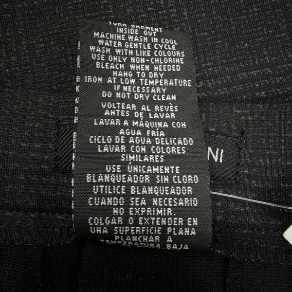 Mario Serrani Womens Black Polyester Blend Slim Fit Knit Legging Charcoal Plaid