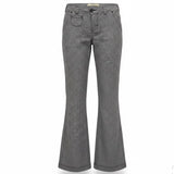 Tyte Womens Gray Metallic Flared Pants Casual Chic Size 9