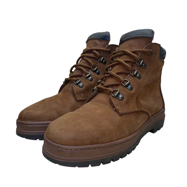 Timberland Men's Brown Leather Lace-Up Outdoor Wear Hiking Boots Size 8.5