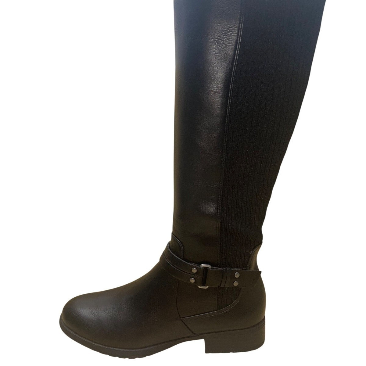 LifeStride Women’s Black Knee Soft System High Riding Boots Size 7M