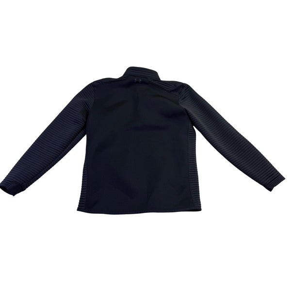 Under Armour Mens Black Long Sleeve ColdGear Golf Mock Neck Sweatshirt Size L