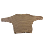 Lauren Ralph Lauren Womens Tan Textured Knit Sweater Relaxed Fit Sz L