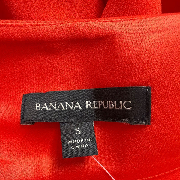 Banana Republic Womens Red One-Shoulder Tank Top Lightweight Elegant Size S
