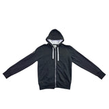 Roots73 Mens Charcoal Gray Zip-Up Hoodie Size L