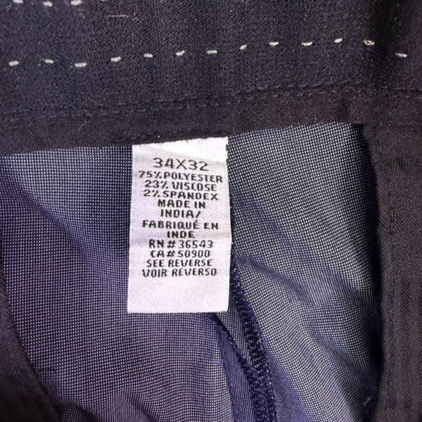 Calvin Klein Mens Blue Slim Fit Dress Pants Size 34X32