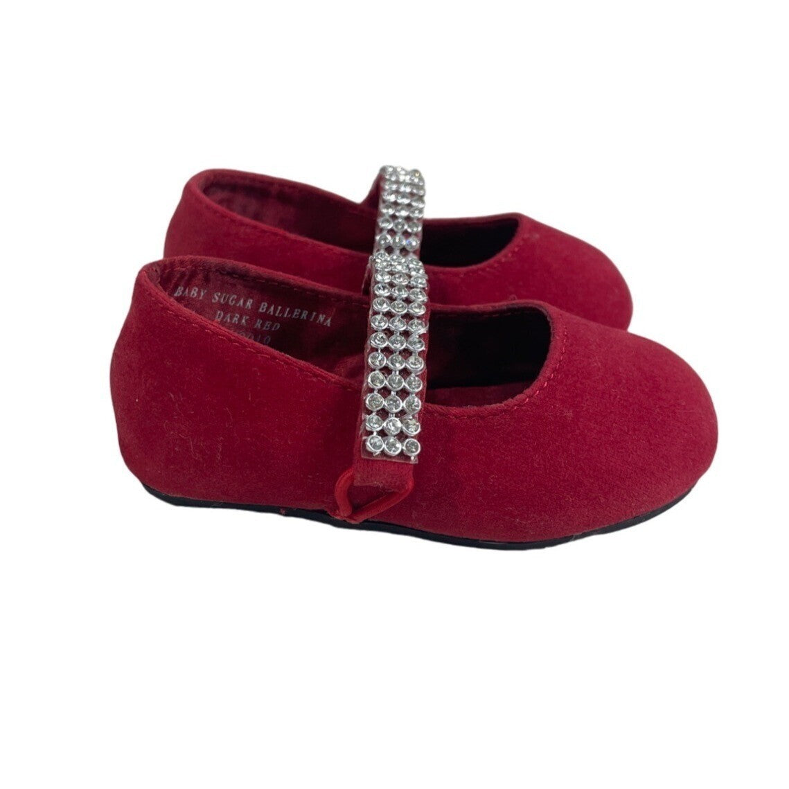Stuart Witzman Baby Toddlers Sugar Ballerina Burgundy Shoes Sz 2