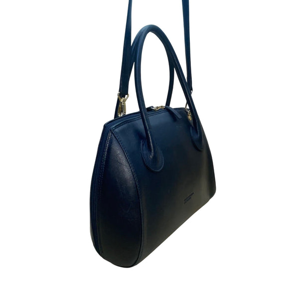 Museo Nacional Del Prado Women’s Black Leather Tote  Bag With Dual Handles