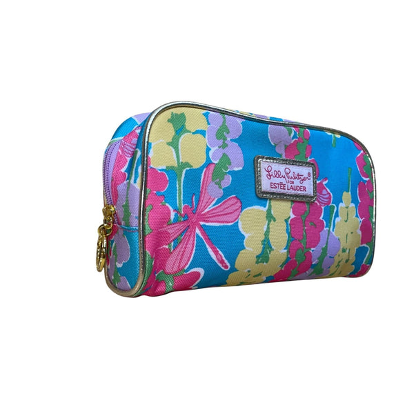 Lilly Pulitzer Women’s Green Multicolor Lemon Print Summer Carryall Tote Bag