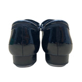Linodes Big Kid Black Patent Easy Strap Tap Dance Shoes Size 4M