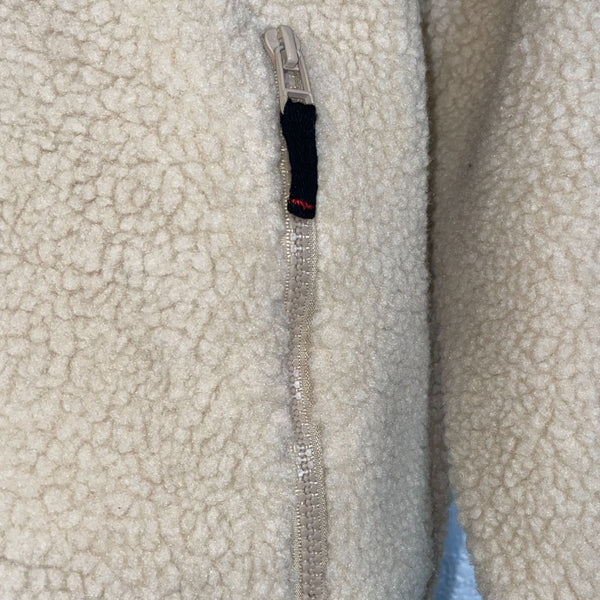 NWT BDG Fluffy  Sipper Casual Light Brown Men's Full Zip Polyester Jacket Size L