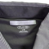 Greg Norman Play Dry Mens Gray Polyester Striped Polo Shirt  Size XL