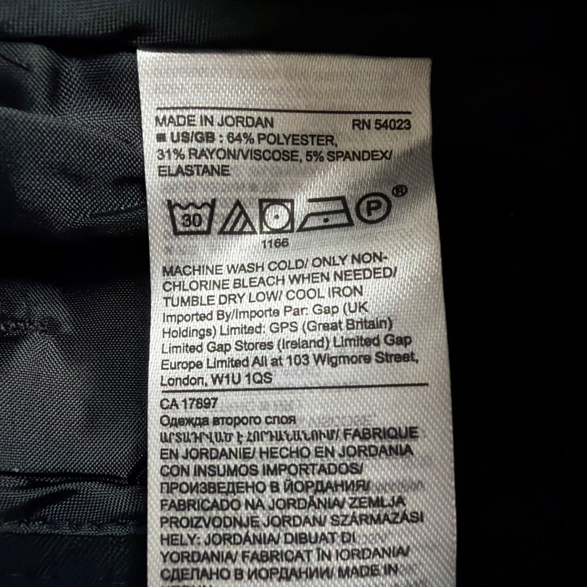 Banana Republic Womens Black Polyester Wide-Leg Crop Stretch Pants Size 6L New