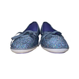 Keds Women’s Silver Glitter With Bow Ballet Flats Size 9.5