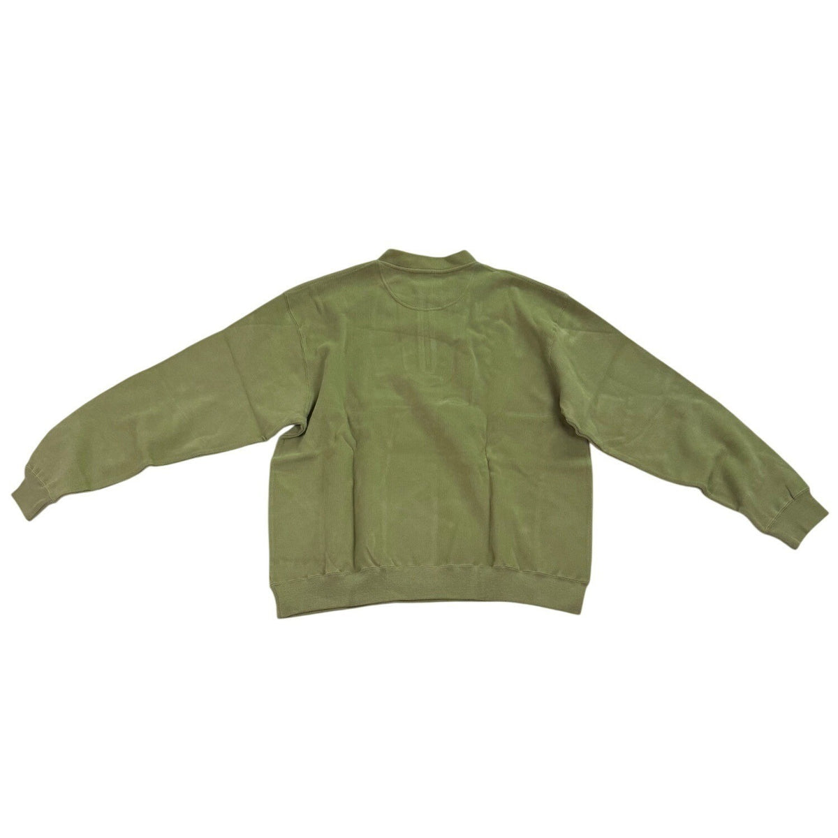 Orvis Mens Sage Supersoft Zipneck Sweatshirt With Ribbed Trim Size XXL