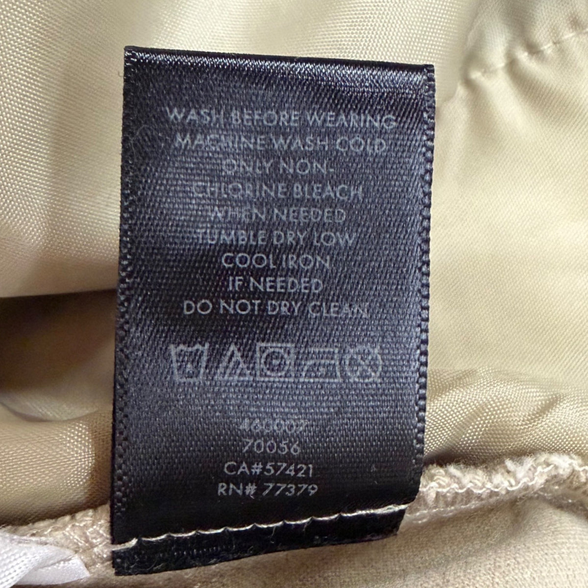 Ann Taylor Womens Beige  Petite Dress Pants Classic Fit Size 4P