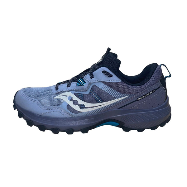 Saucony Men’s Gray/Black Mesh Excursion TR 16 Trail Running Shoes Size 8.5