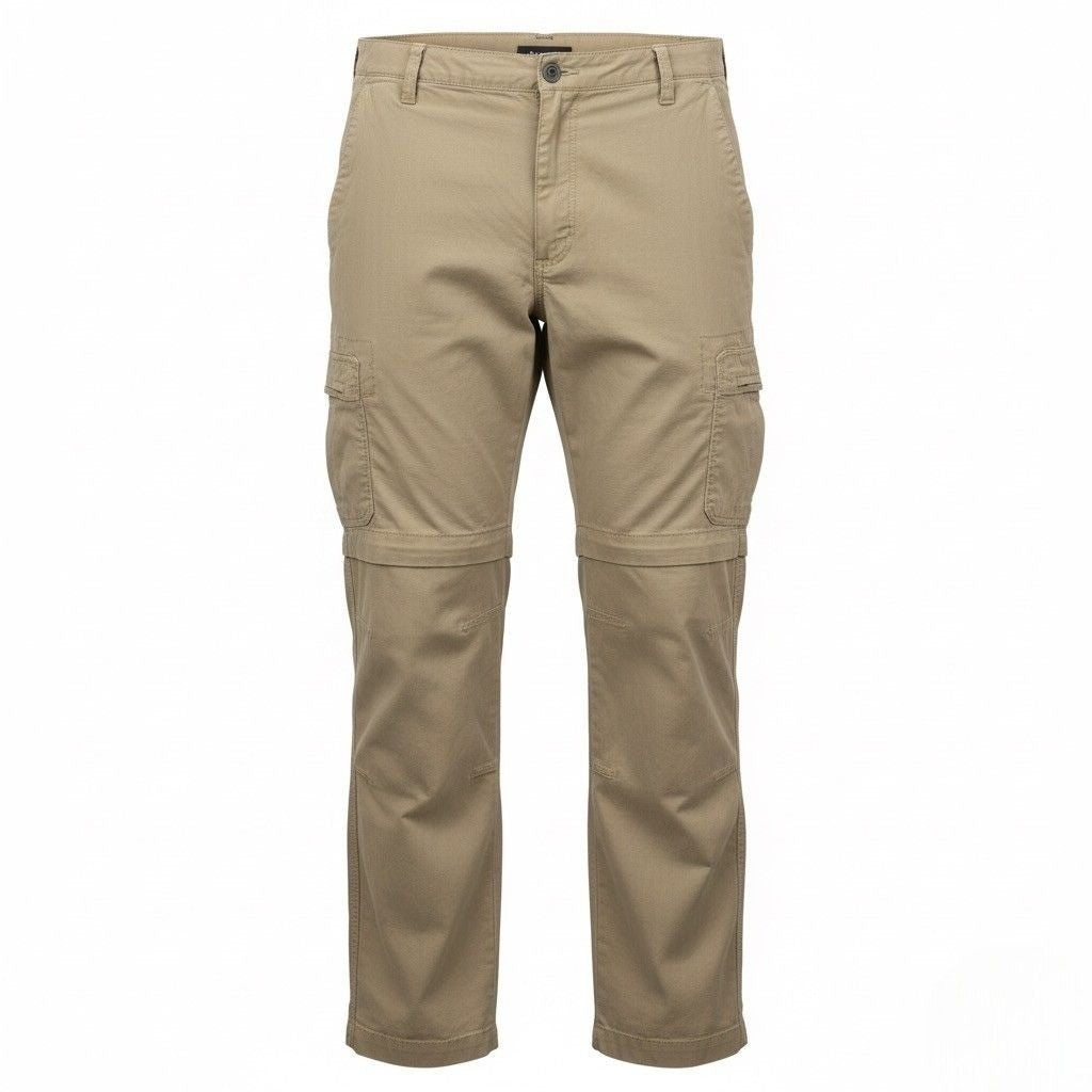Timberland Mens Tan Convertible Cargo Pants Lightweight Outdoor Sz 38/32