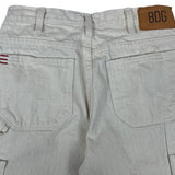 BDG Mens White Workwear Cargo Pants Size Unknown