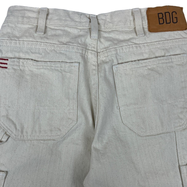 BDG Mens White Workwear Cargo Pants Size Unknown
