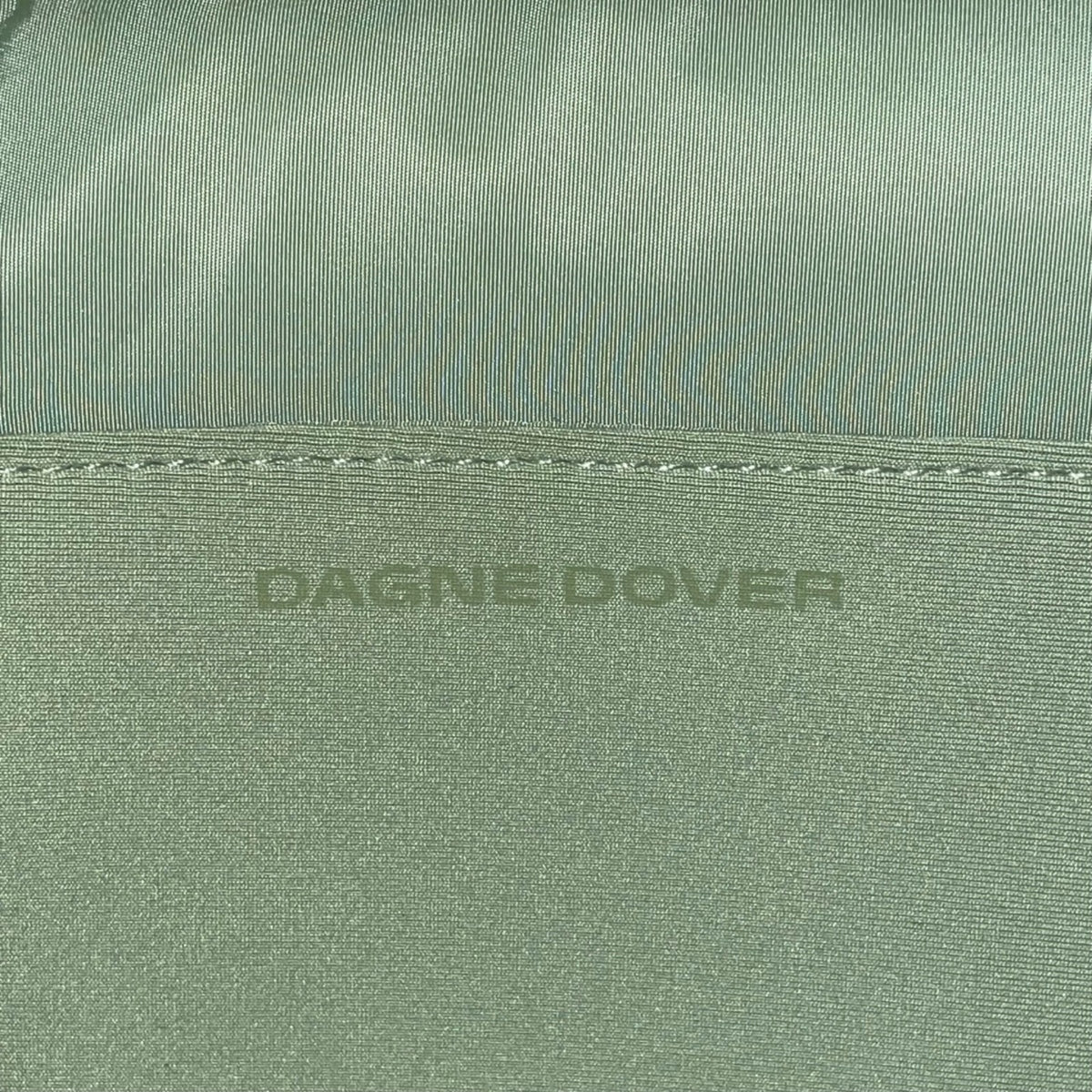 Dagne Dover Unisex Green Polyester Compact Adjustable Fanny Pack Bag
