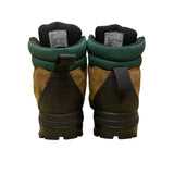 Lands End Men’s Brown & Green Suede Waterproof Lace-Up Ankle Hiking Boots Sz 8B